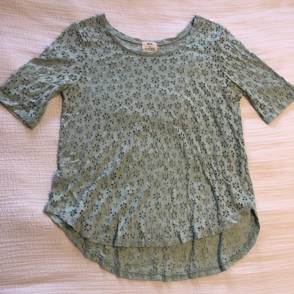 URBAN OUTFITTERS• adorable pins and needles top